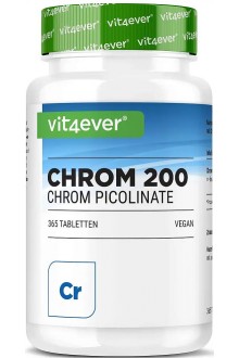 Хром пиколинат 200mcg - 365 таблетки | Vit4ever - Германия