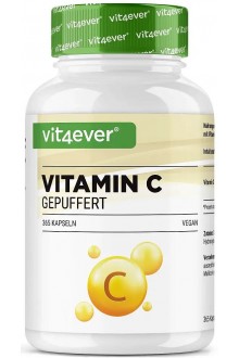 Буфериран Витамин Ц 500 mg - 365 капсули