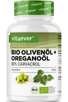 Органично масло от риган и зехтин (80% карвакрол) - 90 капсули | Vit4ever - Германия