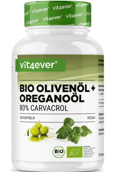 Органично масло от риган и зехтин (80% карвакрол) - 90 капсули | Vit4ever - Германия