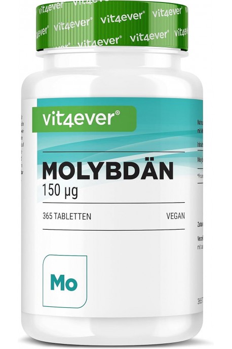 Молибден 150mcg - 365 таблетки | Vit4ever - Германия