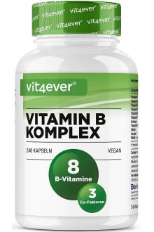 Витамин Б комплекс Интенсо - 180 капсули | Vit4ever - Германия