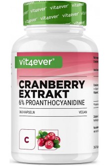 Червена боровинка 500mg с Ацерола 140mg - 240 капсули | Vit4ever - Германия