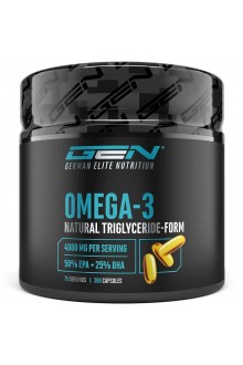 Омега-3 (EPA - 500mg, DHA - 250mg) - 300 капсули | German Elite Nutrition - Германия