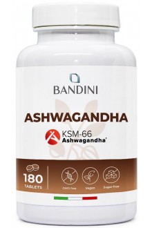 Ашваганда KSM-66® 1500mg - 180 таблетки | Bandini Pharma - Италия