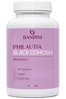 Комплекс за менопауза с черен кохош, салвия, червена детелина и витамини - 60 капсули | Bandini Pharma - Италия