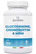 Глюкозамин, МСМ и хондроитин - 366 таблетки | Bandini Pharma - Италия