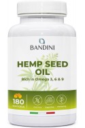 Конопено масло 1000mg - 180 меки капсули | Bandini Pharma - Италия