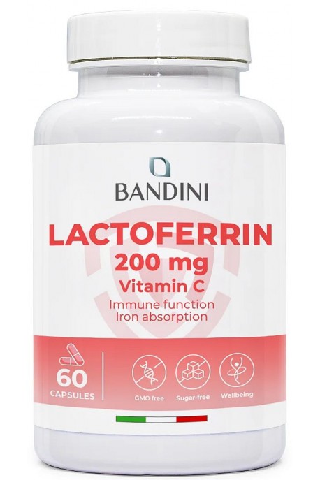 Лактоферин 200mg - 60 капсули | Bandini Pharma - Италия