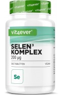 Селен 200mcg (троен комплекс) - 365 таблетки | Vit4ever - Германия